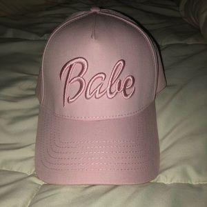 💕 Pink ‘Babe’ Baseball Cap